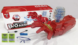 🦸‍♂️💥Brazo Iron Man Lanzador Hidrogel - Robotico 🦾💥