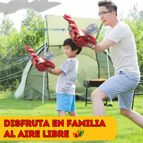 🦸‍♂️💥Brazo Iron Man Lanzador Hidrogel - Robotico 🦾💥