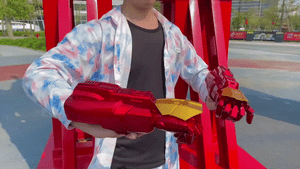 🦸‍♂️💥Brazo Iron Man Lanzador Hidrogel - Robotico 🦾💥